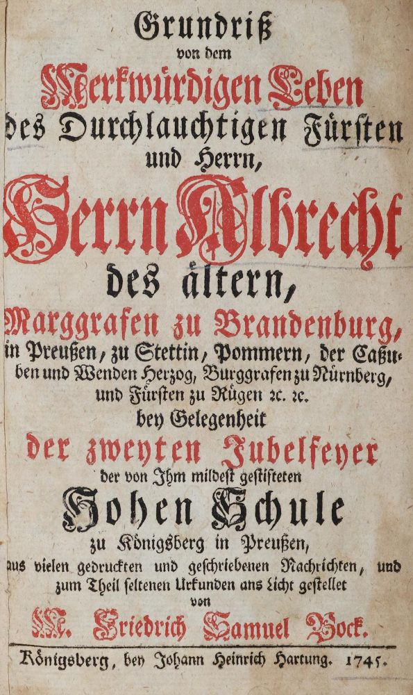 Große Abbildung Nr.1: 137-1857 Bock,F.S.: (Deutschland, Preussen)