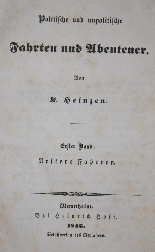 Große Abbildung Nr.1: 137-1860 Heinzen,K.: (Deutschland, Revolution 1848/49 - Vormärz - Politik)