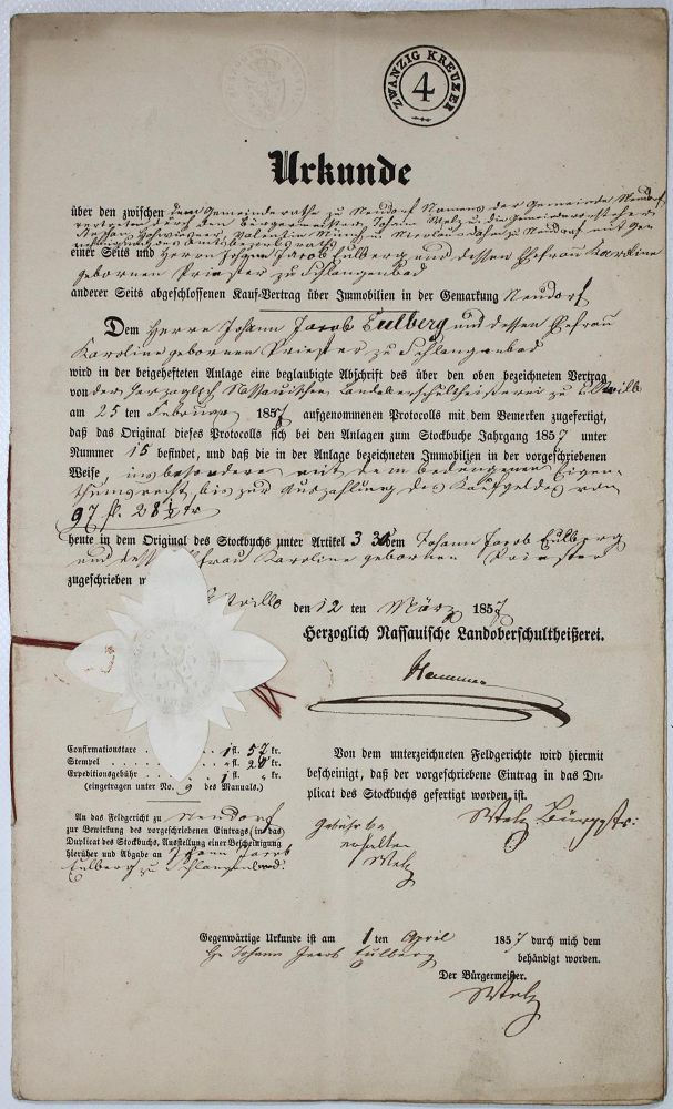 Große Abbildung Nr.1: 137-1875 Eulberg,J.: (Deutschland, Schlangenbad)