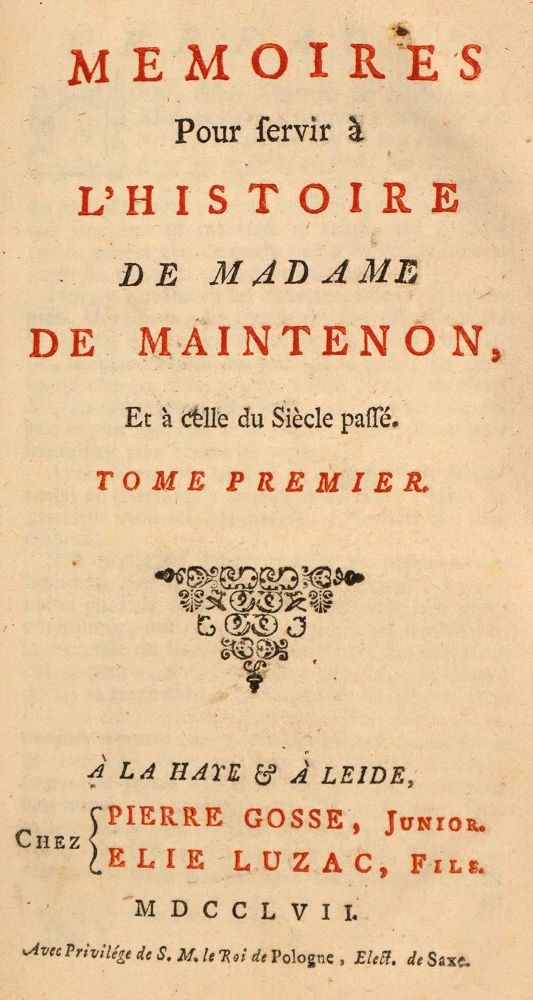 Große Abbildung Nr.1: 137-1906 Maintenon,(F.d'Aubigne).: (Frankreich)