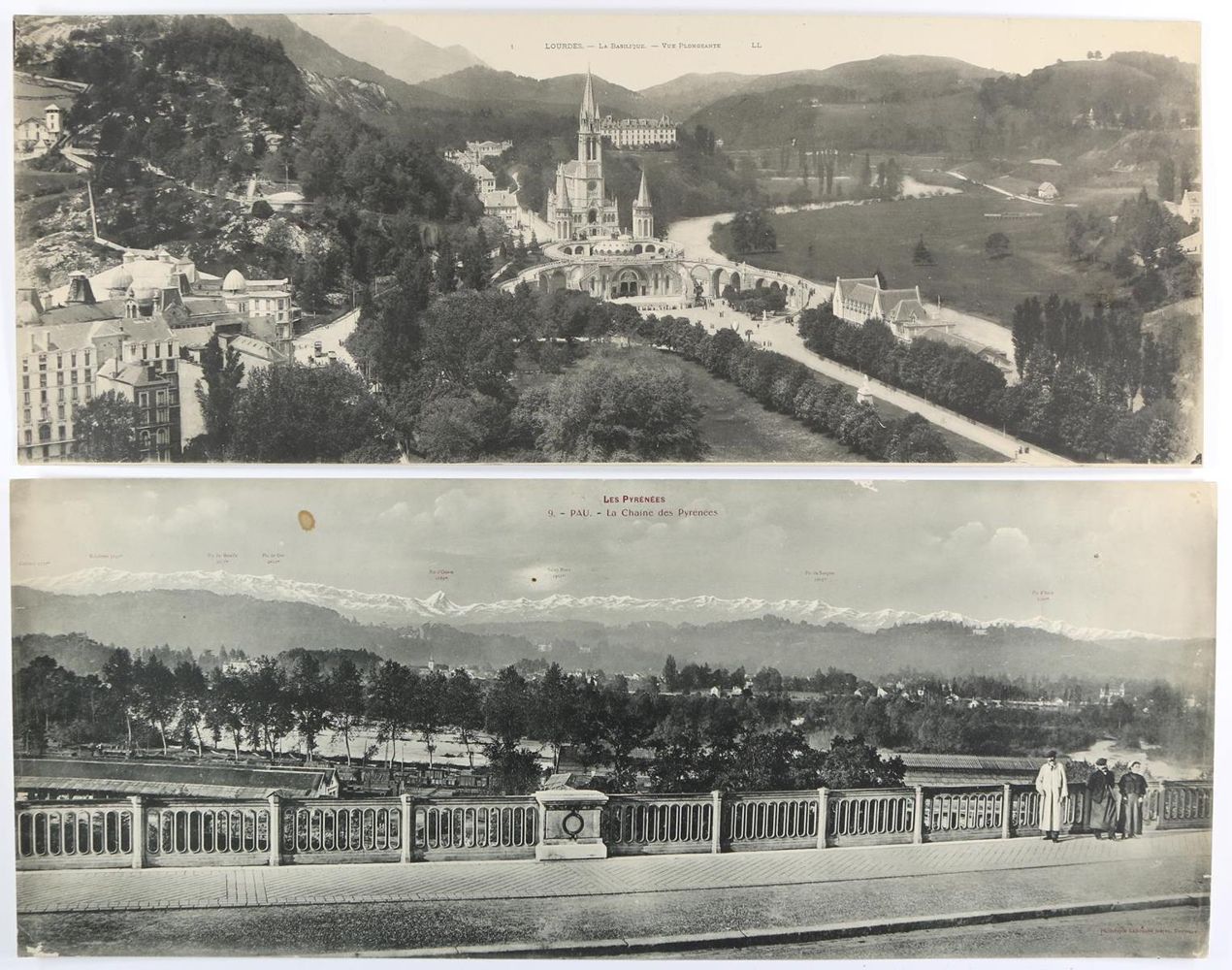 Große Abbildung Nr.4: 137-1912 Pyrenäen u. Lourdes.: (Frankreich)