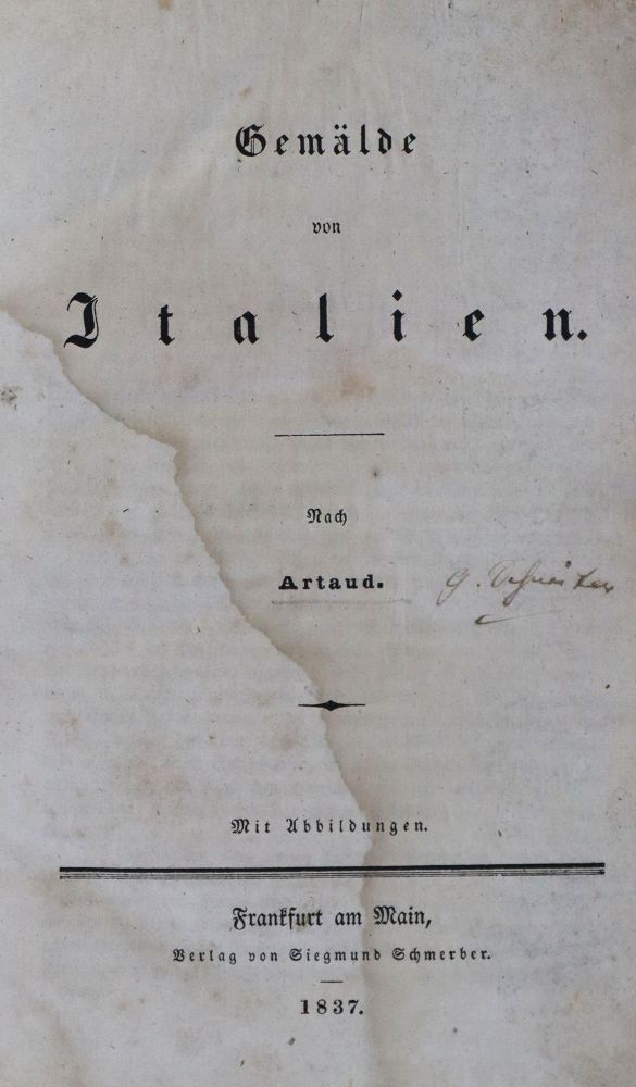 Große Abbildung Nr.11: 137-1936 Raumer,F.v.: (Italien)