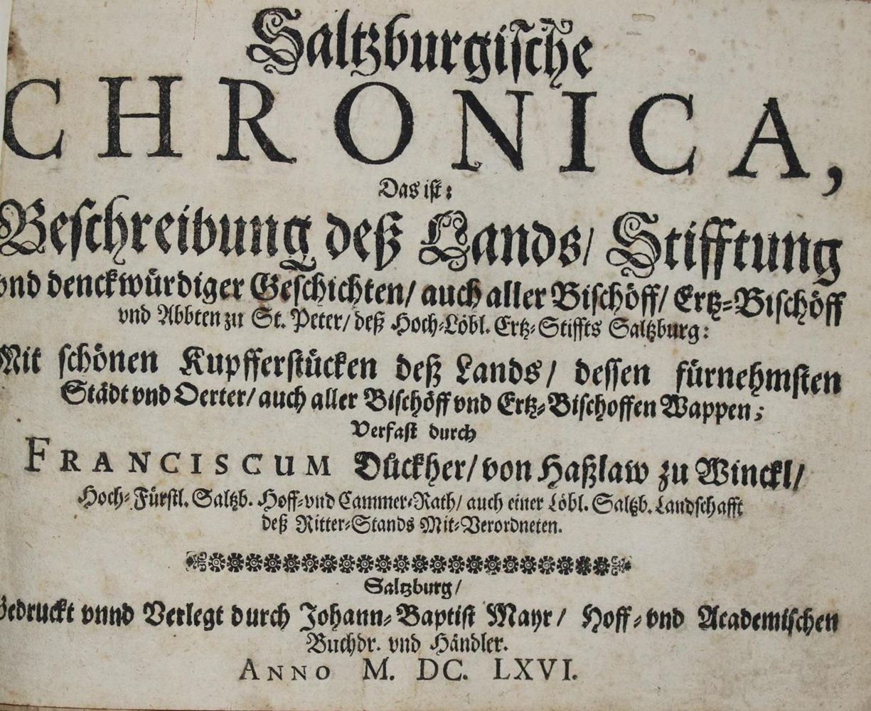 Große Abbildung Nr.1: 137-1959 Dückher von Hasslau zu Winckl,F.: (Österreich, Salzburg)