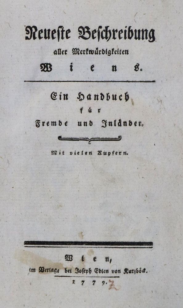 Große Abbildung Nr.2: 137-1967 (Kurzböck,J.E.v.).: (Österreich, Wien)