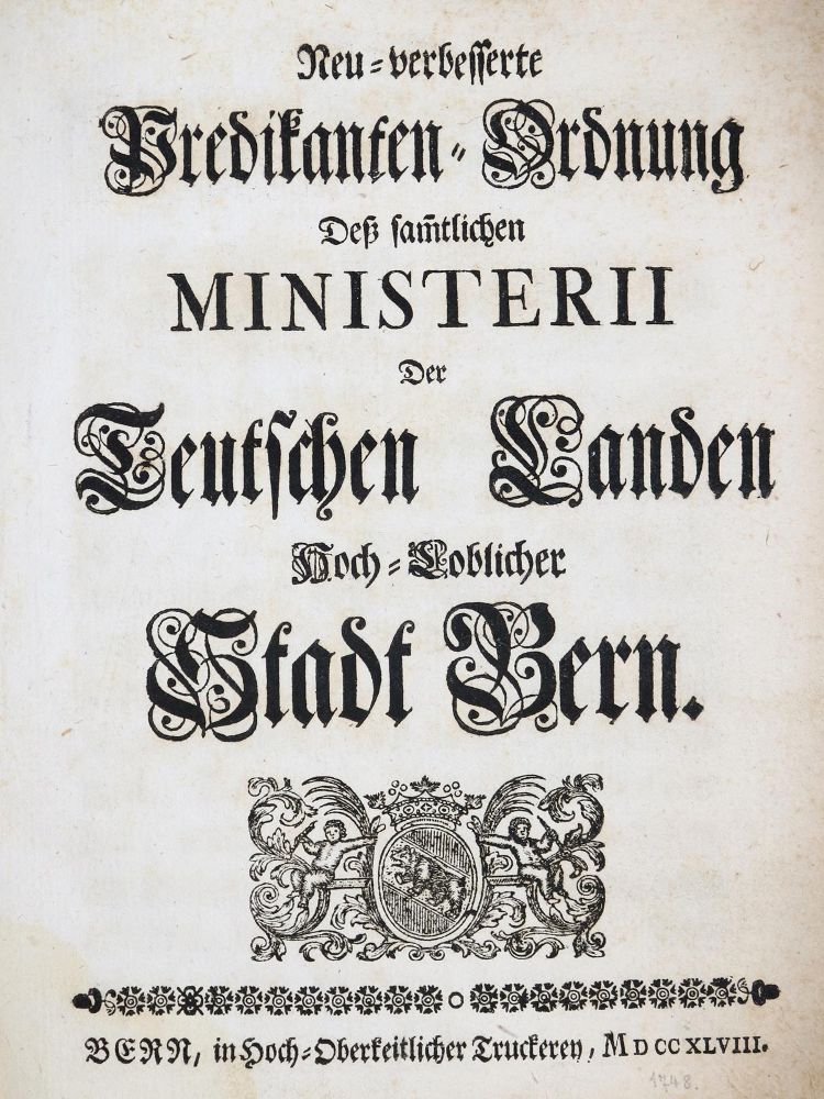 Große Abbildung Nr.1: 137-1973 (Gruner,J.R.).: (Schweiz, Bern)