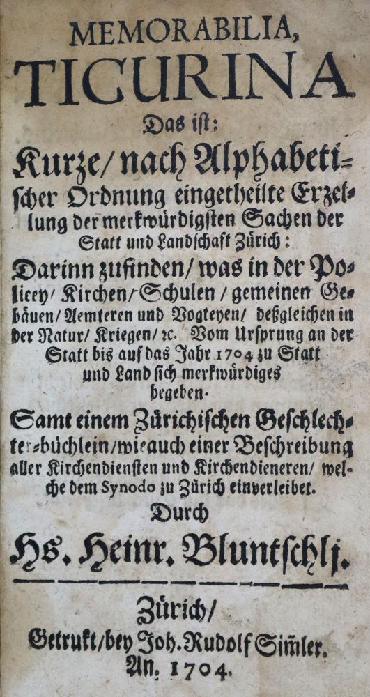 Große Abbildung Nr.2: 137-1976 Bluntschli,H.H.: (Schweiz)