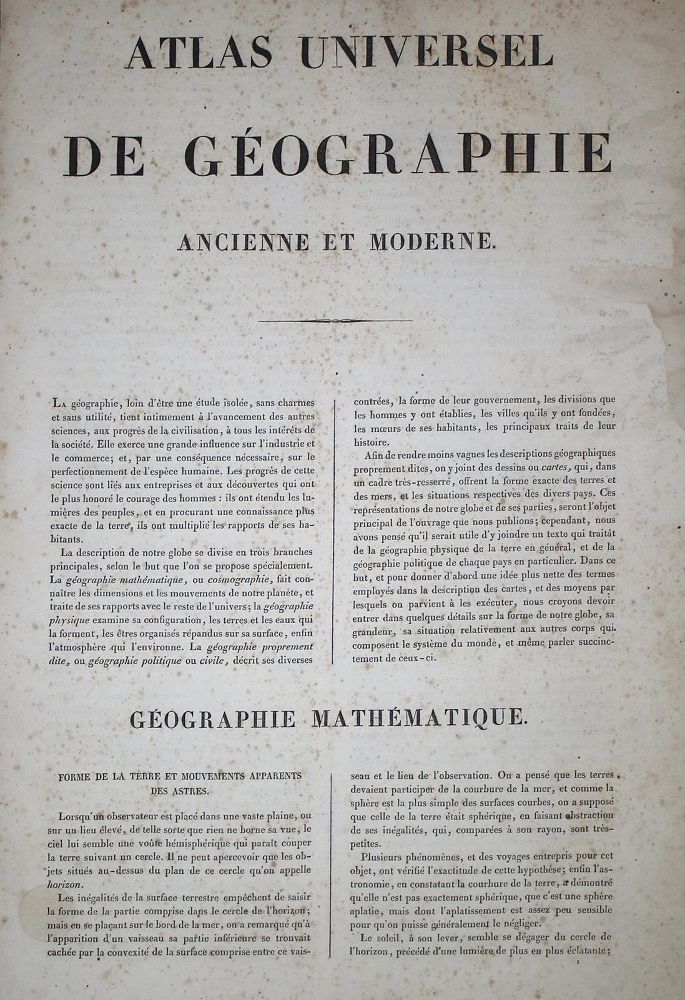 Große Abbildung Nr.4: 137-2014 (Lapie,(P. u. A.E.): (Verschiedene Länder - Geschichte, Atlanten)