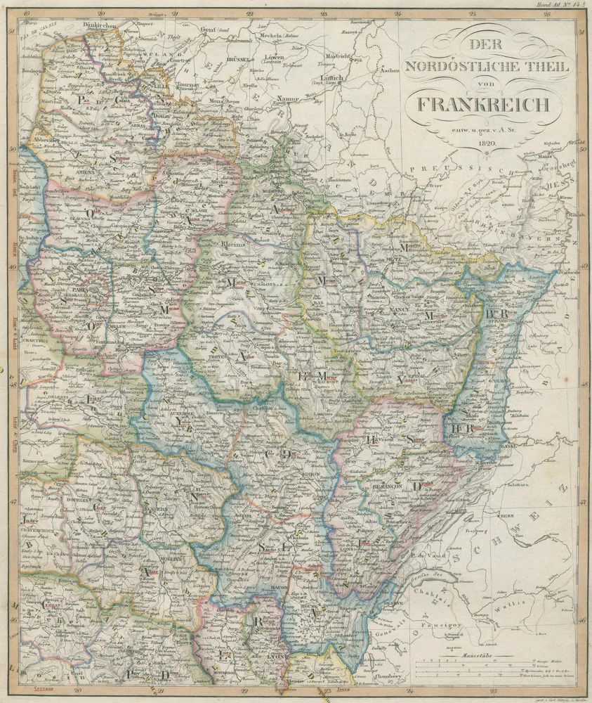 Große Abbildung Nr.2: 137-2020 Stieler,A. u. C.G.Reichard.: (Verschiedene Länder - Geschichte, Atlanten)