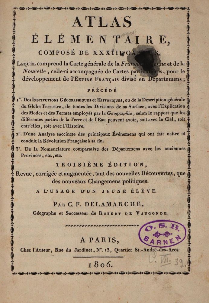 Große Abbildung Nr.1: 137-2041 Delamarche,C.F.: (Verschiedene Länder - Geschichte)