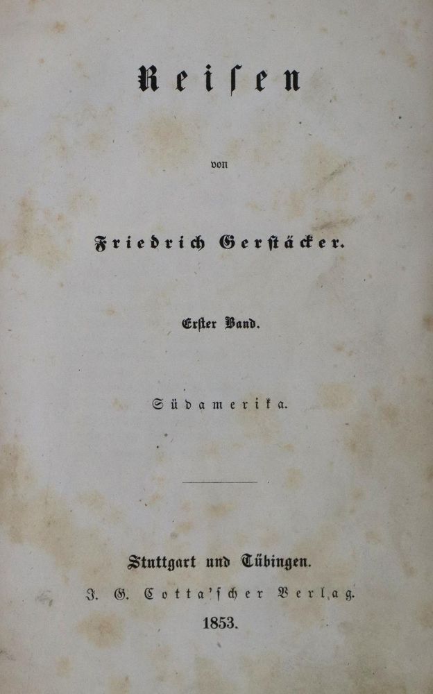 Große Abbildung Nr.1: 137-2048 Gerstäcker,F.: (Verschiedene Länder - Geschichte)