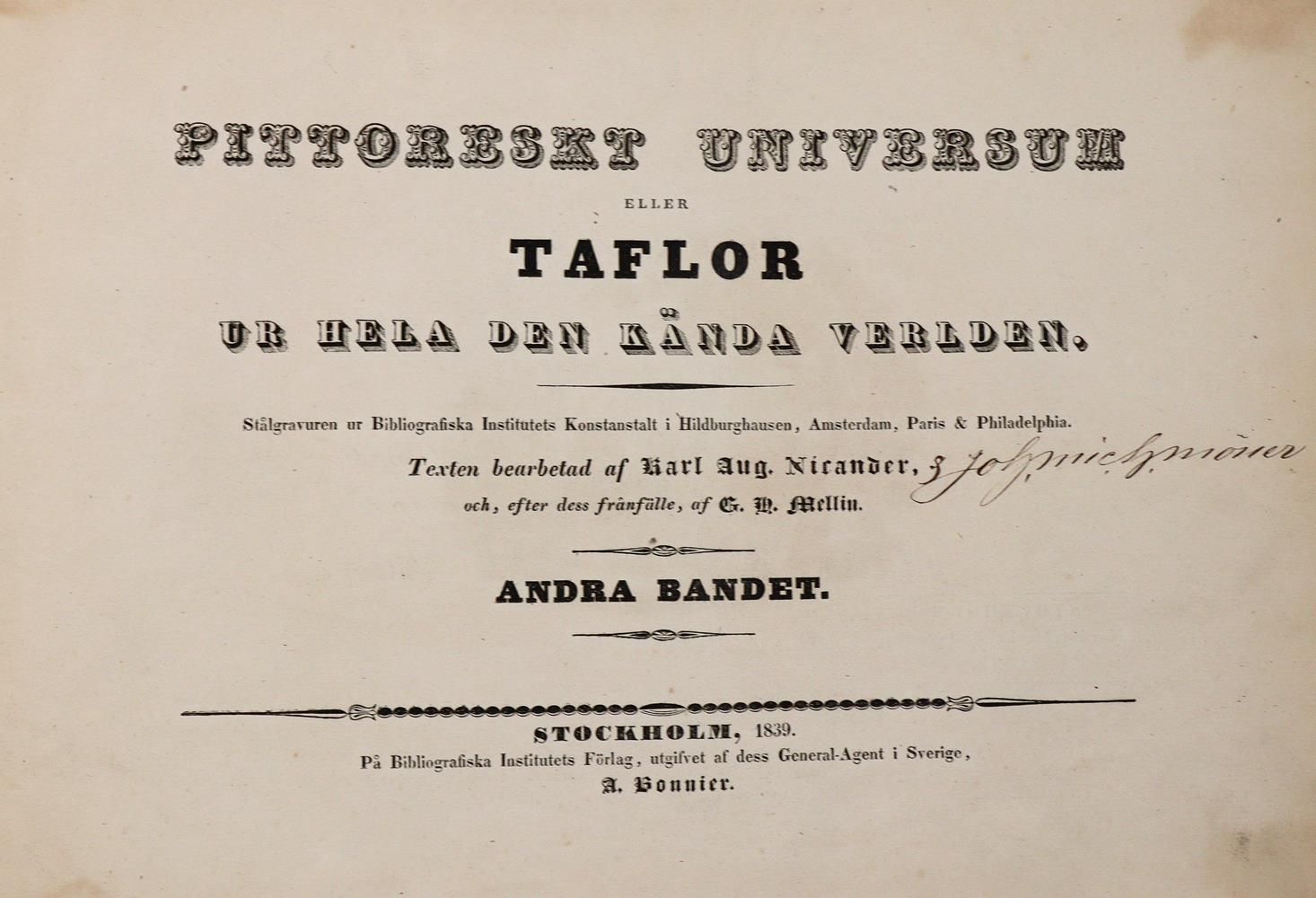 Große Abbildung Nr.2: 137-2070 Meyer's Universum.: (Verschiedene Länder - Geschichte)