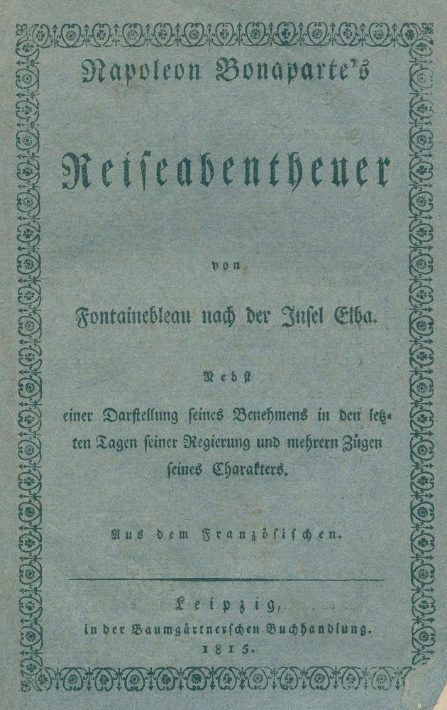 Große Abbildung Nr.1: 137-2071 Napoleon.: (Verschiedene Länder - Geschichte, Napoleon, Elba)