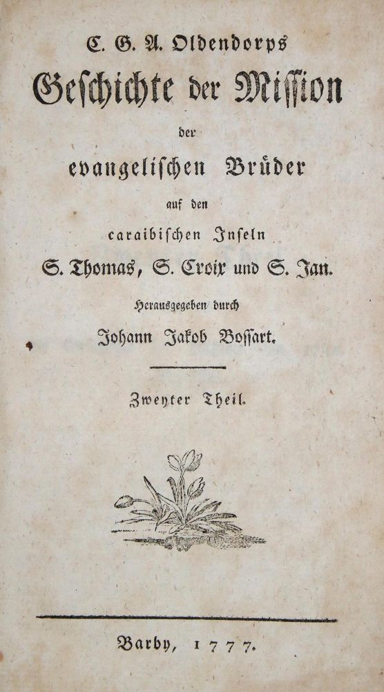 Große Abbildung Nr.9: 137-2075 Oldendorp,C.G.A.: (Verschiedene Länder - Geschichte)