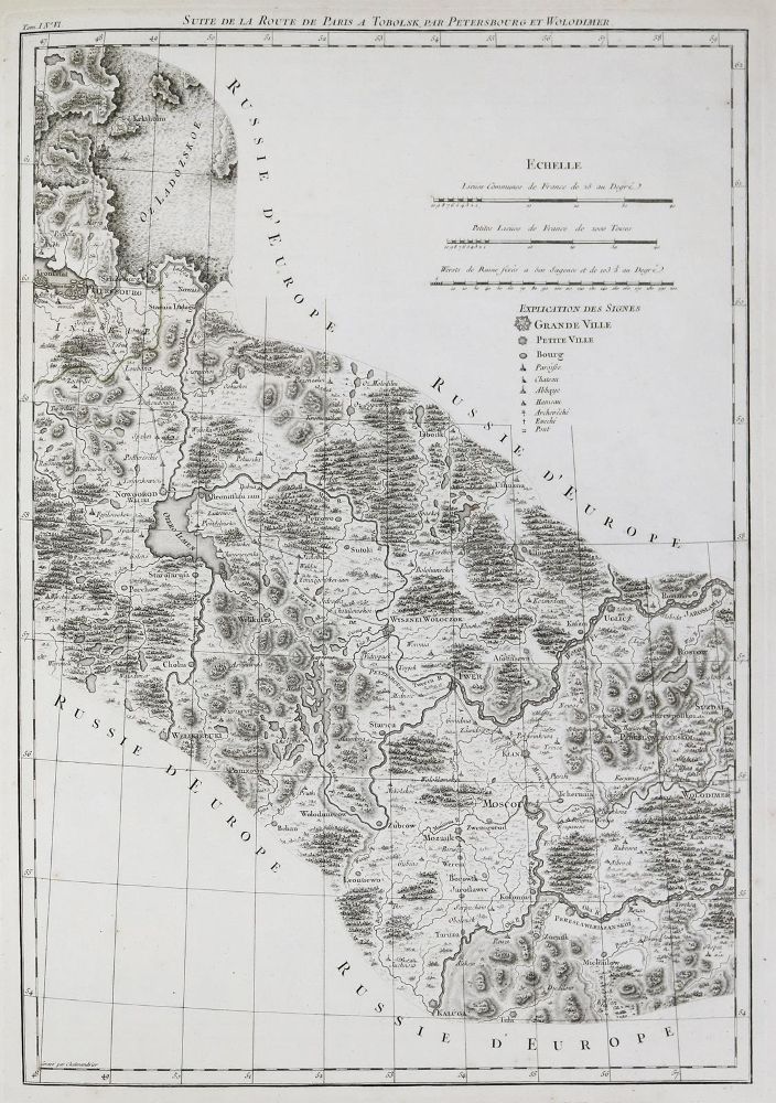 Große Abbildung Nr.1: 137-2086 Chappe d'Auteroche,(J.).: (Verschiedene Länder - Geschichte, Russland)