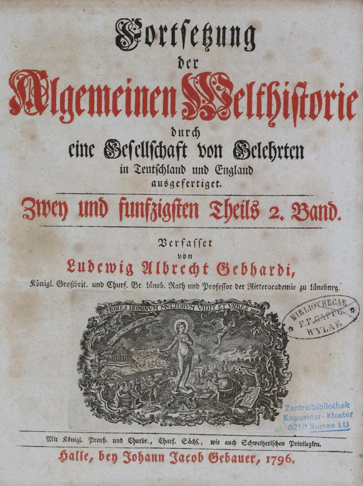 Große Abbildung Nr.1: 137-2100 Gebhardi,L.A.: (Verschiedene Länder - Geschichte, Tschechien, Böhmen)