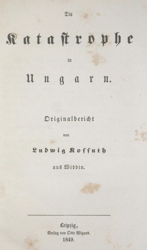 Große Abbildung Nr.1: 137-2105 Kossuth,L.: (Verschiedene Länder - Geschichte, Ungarn)
