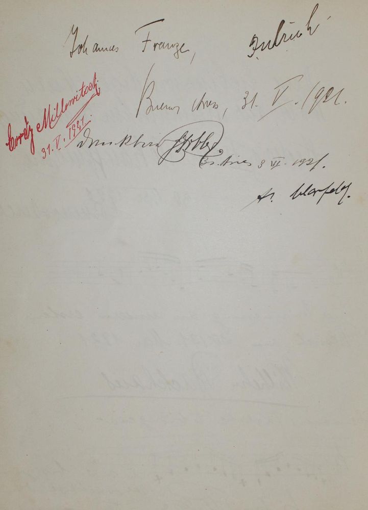 Große Abbildung Nr.2: 137-2125 Gästebuch: (Autographen)