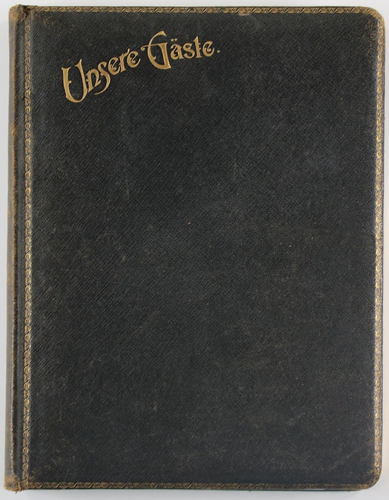 Große Abbildung Nr.8: 137-2125 Gästebuch: (Autographen)
