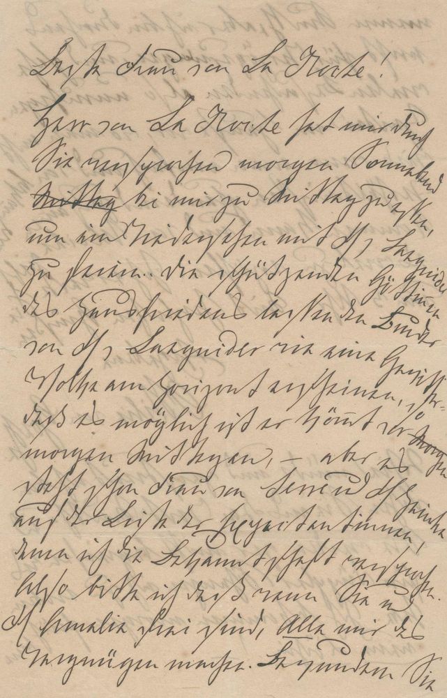 Große Abbildung Nr.1: 137-2126 Goethe, Ottilie von,: (Autographen)