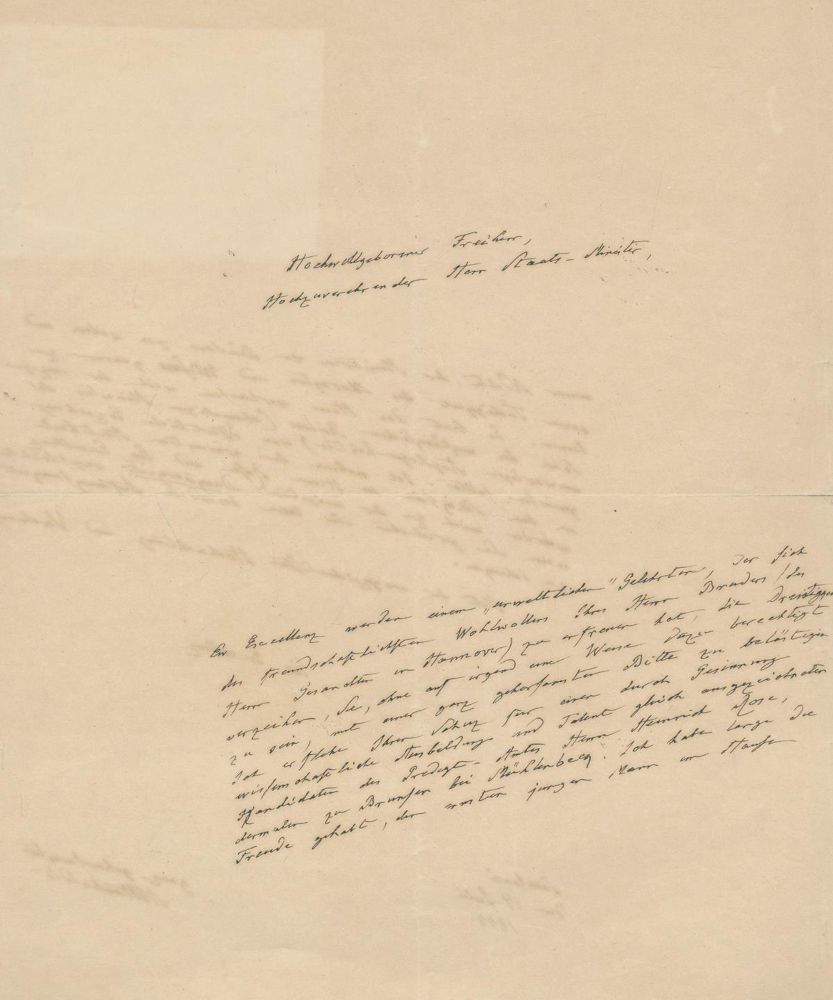 Große Abbildung Nr.1: 137-2134 Humboldt, Alexander von,: (Autographen)