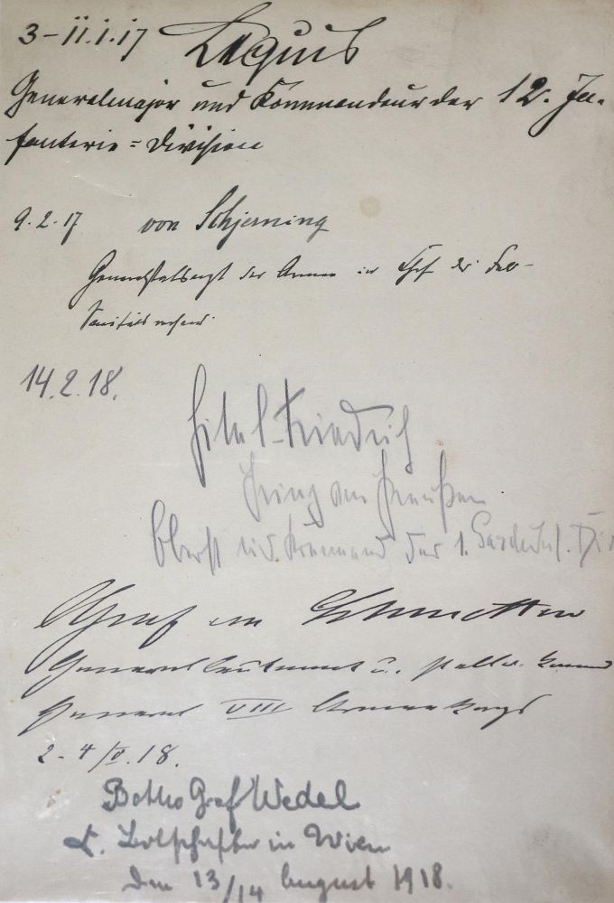 Große Abbildung Nr.1: 137-2139 Konvolut: (Autographen)