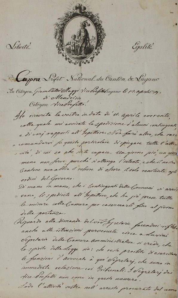 Große Abbildung Nr.1: 137-2160 Capra, Francesco,: (Schweiz, Tessin)