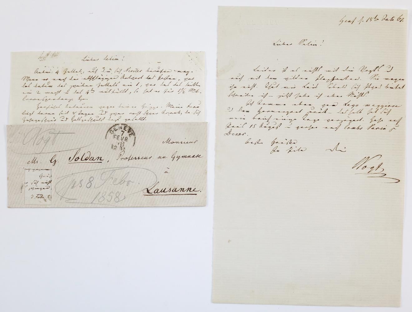 Große Abbildung Nr.1: 137-2163 Vogt, Carl (August Christoph Carl),: (Soldan)