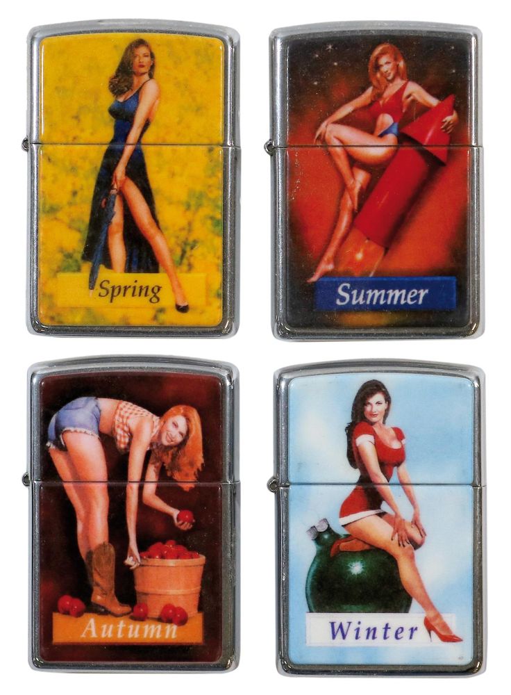 Große Abbildung Nr.1: 137-2185 Zippo Feuerzeugsammlung.: (Varia, Feuerzeug)