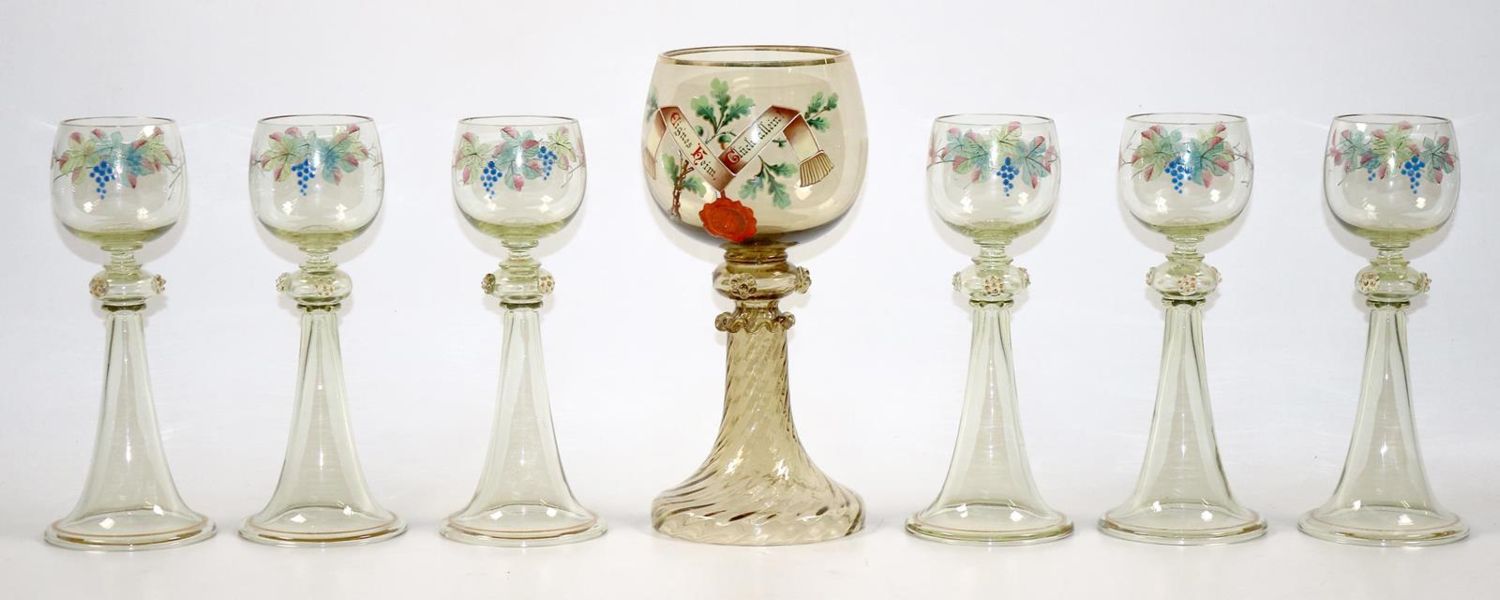 Große Abbildung Nr.1: 137-2187 7 Weingläser: (Varia, Glas)