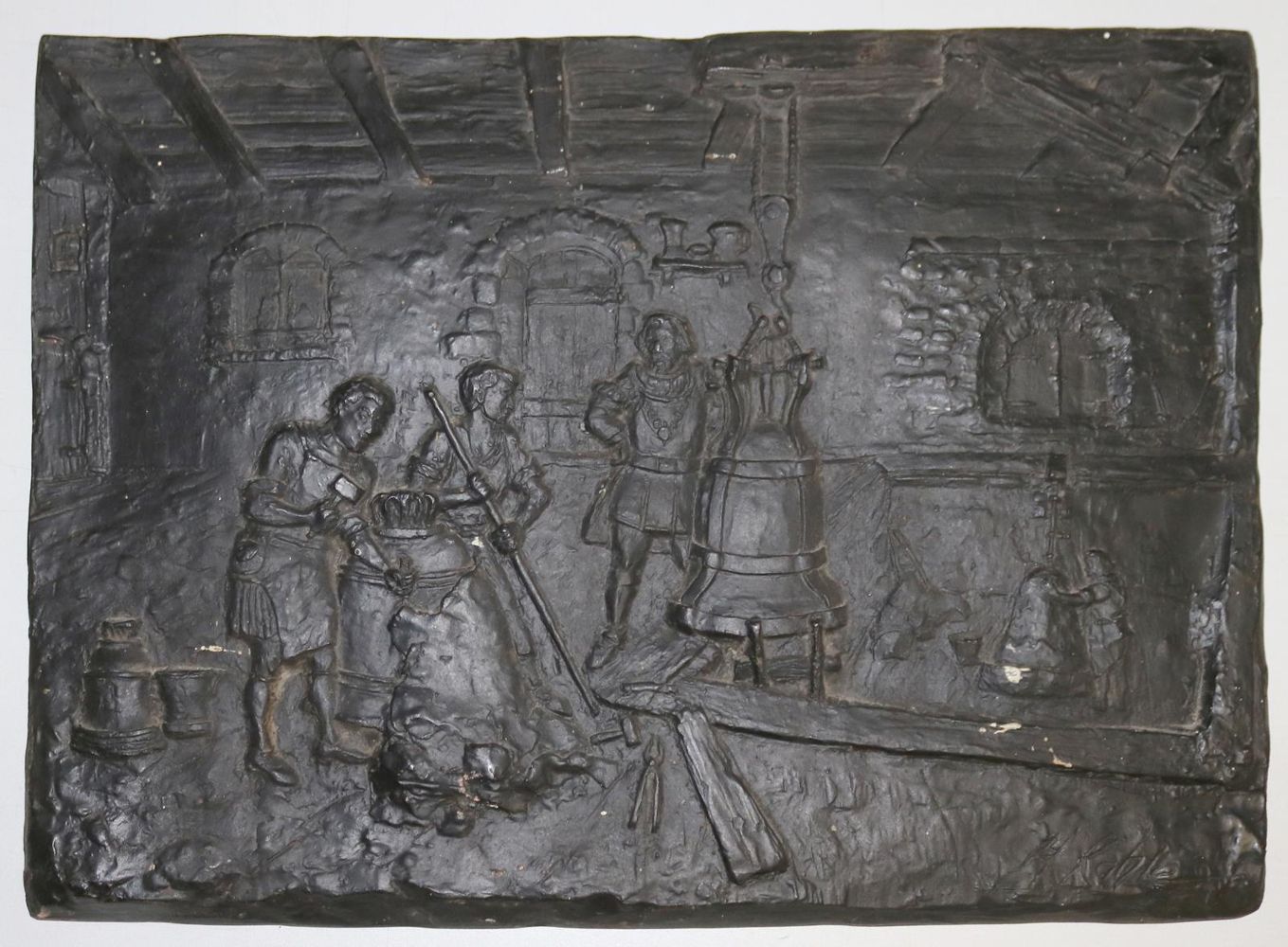 Große Abbildung Nr.3: 137-2193 Glockengießerei, Eisenrelief.: (Varia)