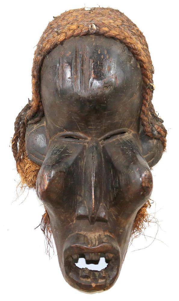 Große Abbildung Nr.1: 137-2243 Mbunda Angola-Sambia.: (Afrika, Masken)
