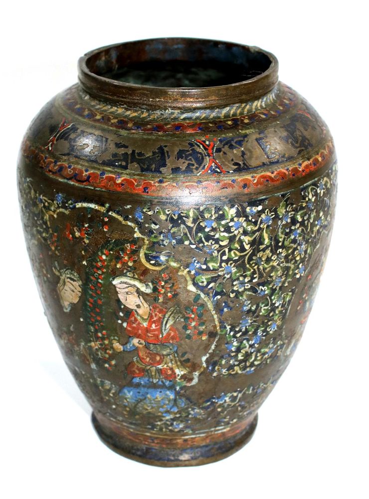 Große Abbildung Nr.1: 137-2268 Antike persische Vase mit: (Asiatika)
