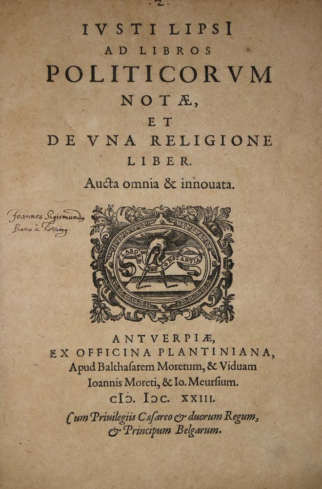 Große Abbildung Nr.1: 137-228 Lipsius,J.: (Alte Drucke, Handschriften und Theologie)