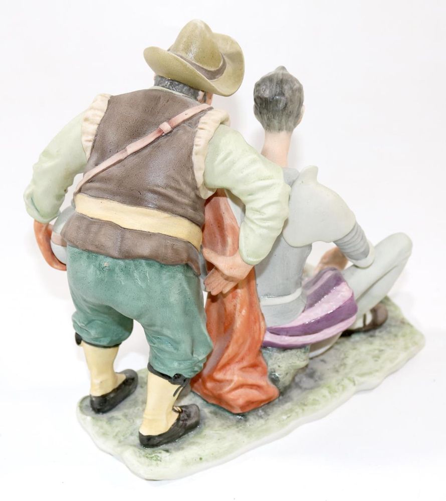 Große Abbildung Nr.2: 137-2341 Don Quiote u. Sancho Panza.: (Porzellan u. Keramik)
