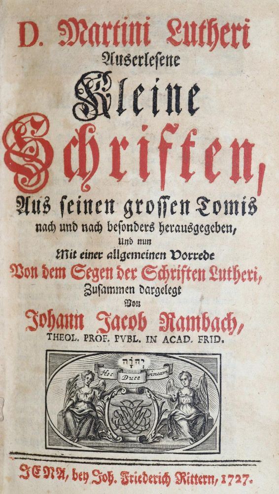 Große Abbildung Nr.1: 137-236 Luther,M.: (Alte Drucke, Handschriften und Theologie)