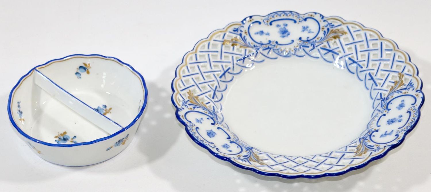 Große Abbildung Nr.2: 137-2375 Meissen fünf Teile.: (Porzellan u. Keramik, Meissen)