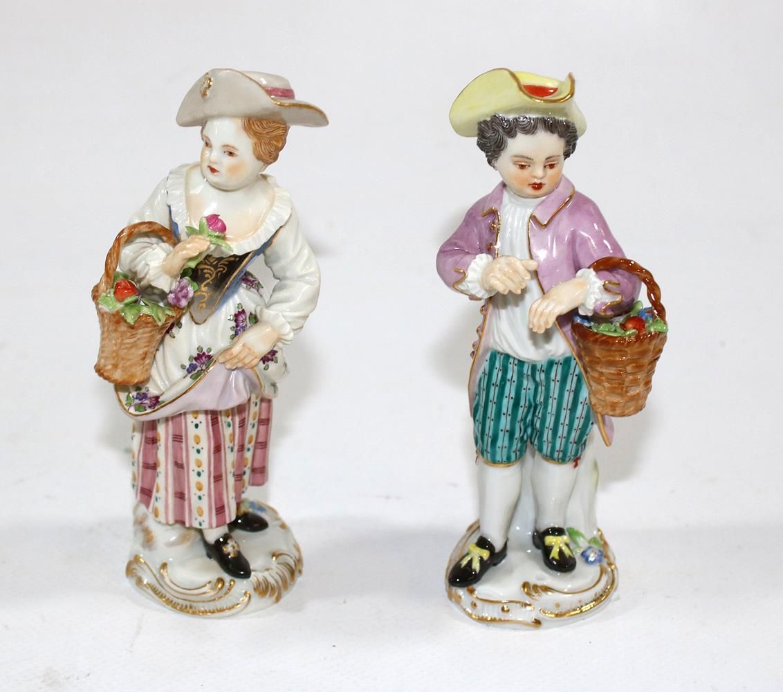 Große Abbildung Nr.1: 137-2376 Meissen Gärtnerkinder: (Porzellan u. Keramik, Meissen)