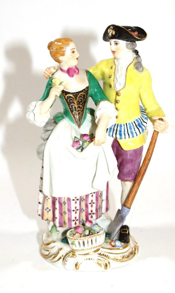 Große Abbildung Nr.1: 137-2377 Meissen Gärtnerpaar.: (Porzellan u. Keramik, Meissen)