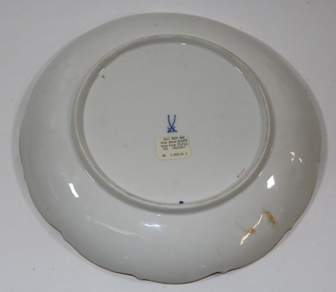Große Abbildung Nr.2: 137-2379 Meissen Prunkteller.: (Porzellan u. Keramik, Meissen)