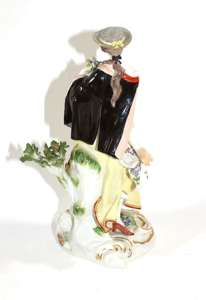 Große Abbildung Nr.2: 137-2381 Meissen Schäferin,: (Porzellan u. Keramik, Meissen)