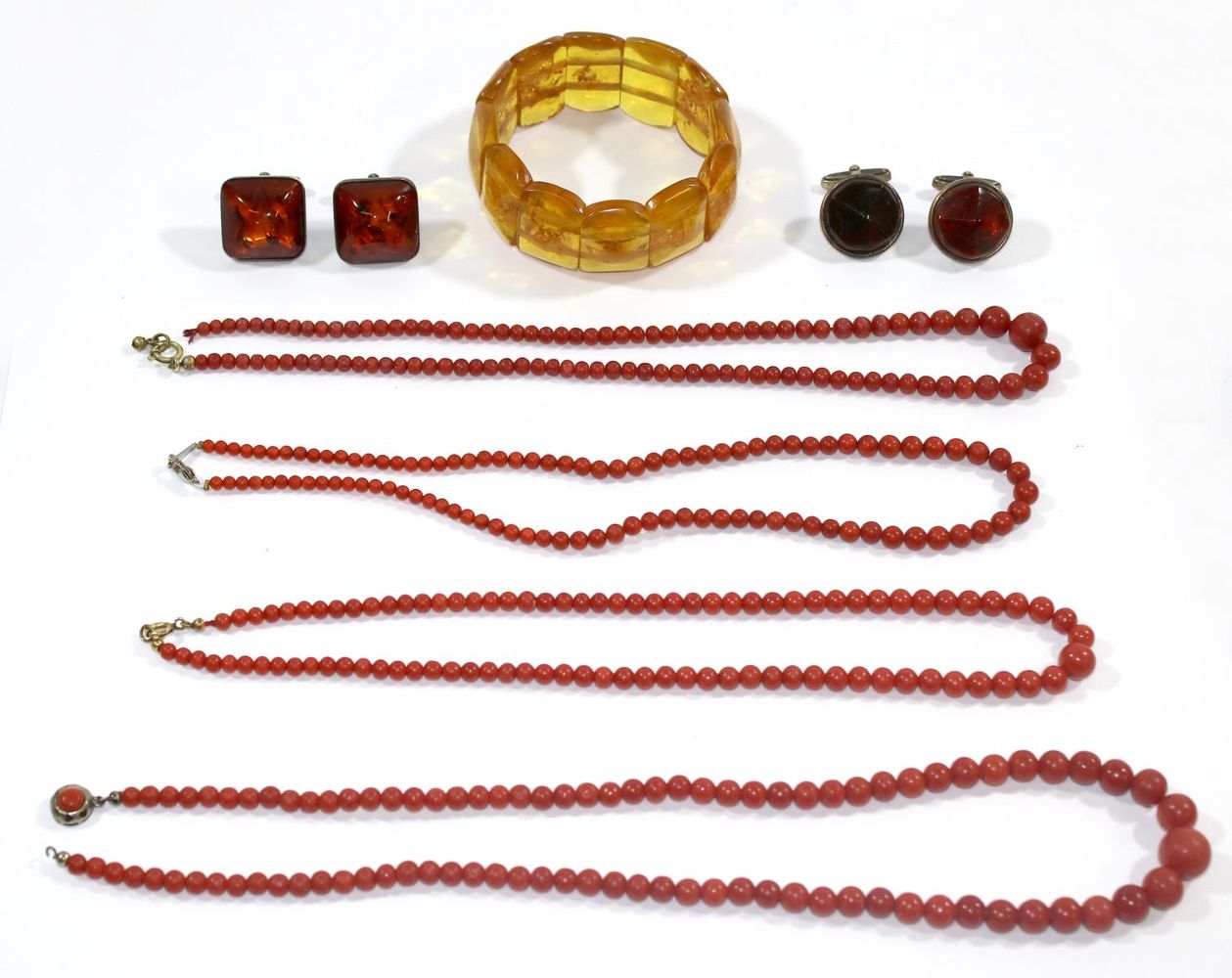 Große Abbildung Nr.2: 137-2410 Korallen- u. Bernsteinschmuck.: (Schmuck)