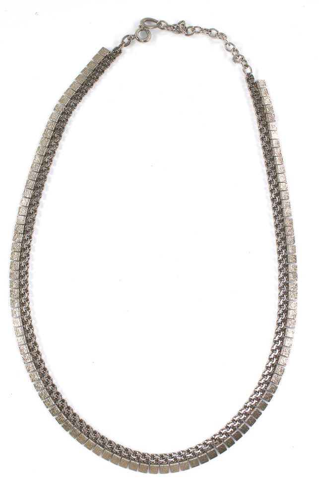 Große Abbildung Nr.1: 137-2418 Art Déco Collier: (Schmuck, Pforzheim)