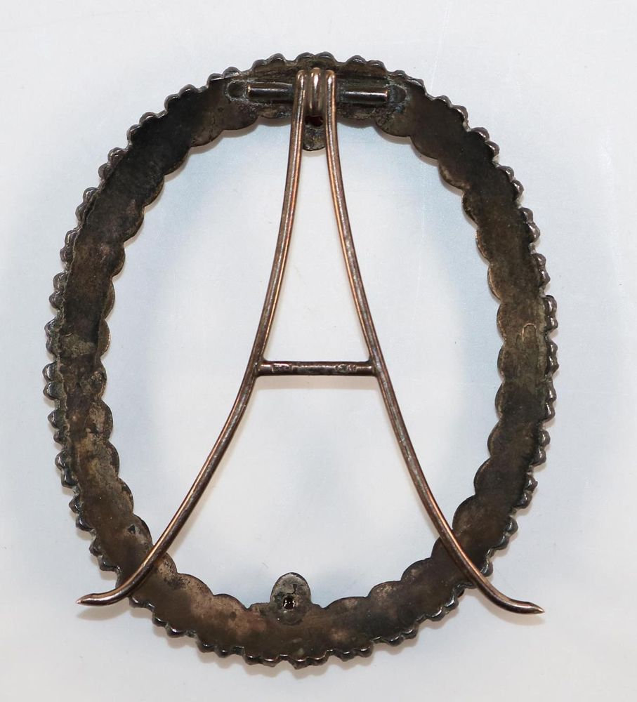 Große Abbildung Nr.3: 137-2433 Schmuckrahmen mit Granat.: (Schmuck)