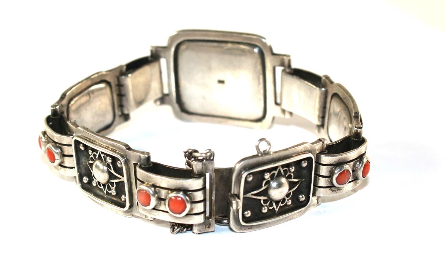 Große Abbildung Nr.2: 137-2434 Silberarmband um 1900.: (Schmuck)