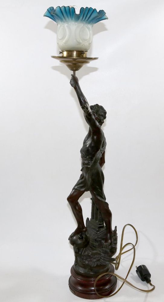 Große Abbildung Nr.4: 137-2480 Allegorie auf den Telegrafen.: (Skulpturen - Plastiken)