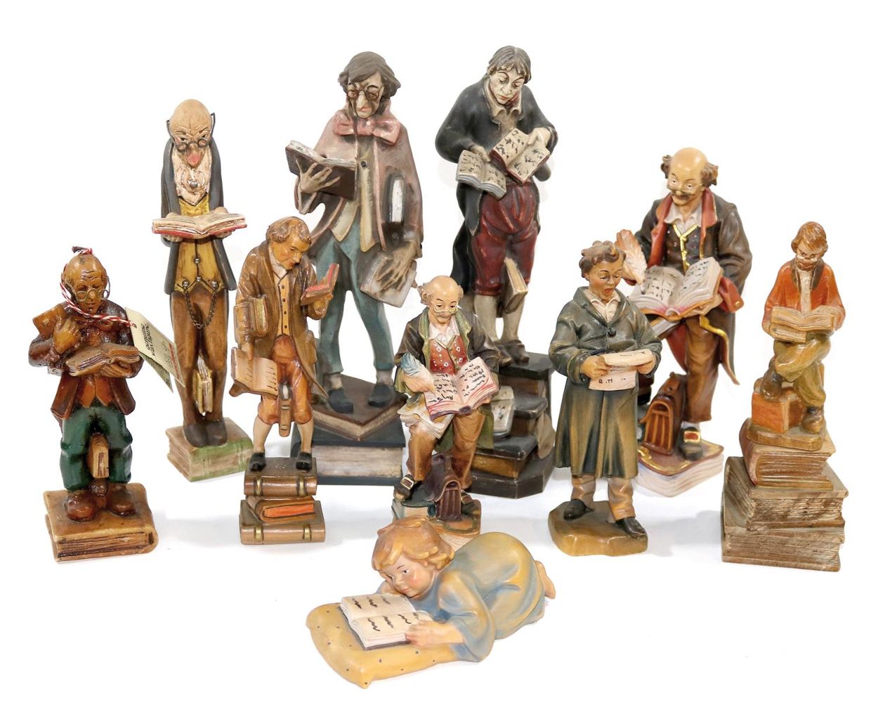 Große Abbildung Nr.6: 137-2483 Bücherwurm, Der.: (Skulpturen - Plastiken)