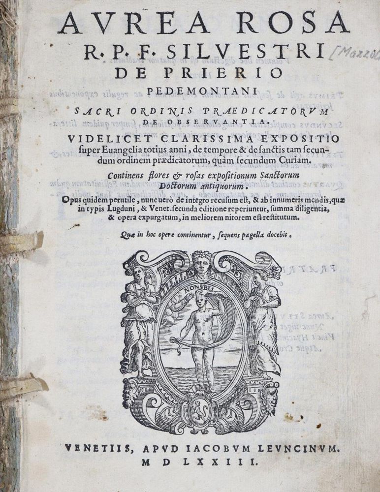 Große Abbildung Nr.1: 137-249 (Mazzolini) de Prierio,S.: (Alte Drucke, Handschriften und Theologie)