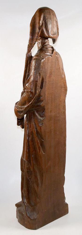Große Abbildung Nr.3: 137-2490 Frauenfigur, Schnitzfigur.: (Skulpturen - Plastiken)