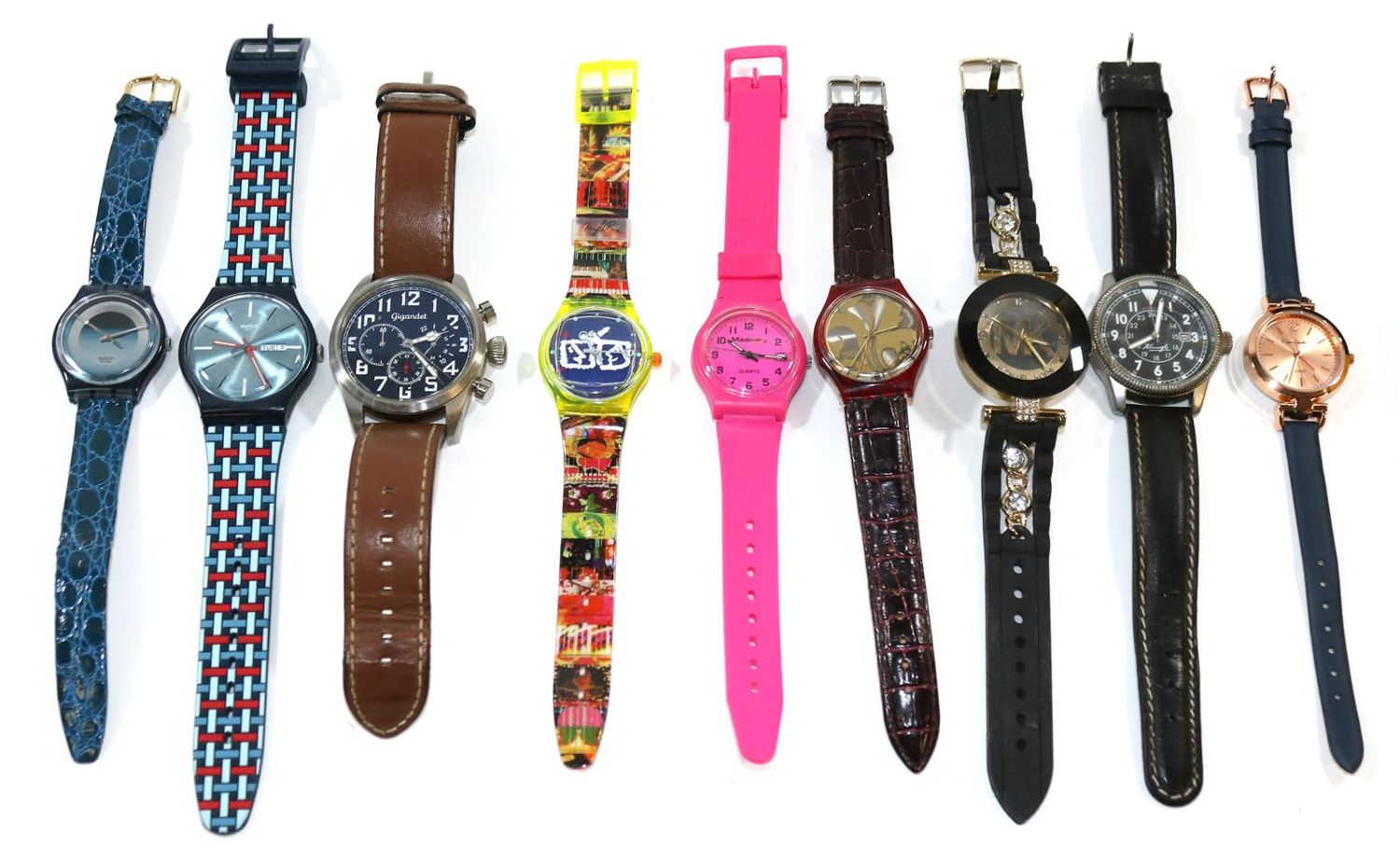 Große Abbildung Nr.1: 137-2517 Armbanduhrensammlung.: (Uhren, Armbanduhren)