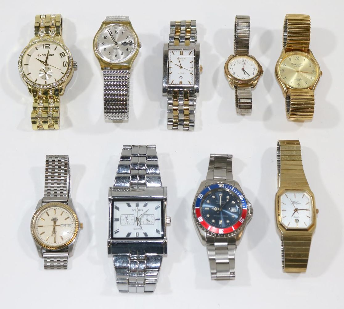 Große Abbildung Nr.2: 137-2517 Armbanduhrensammlung.: (Uhren, Armbanduhren)